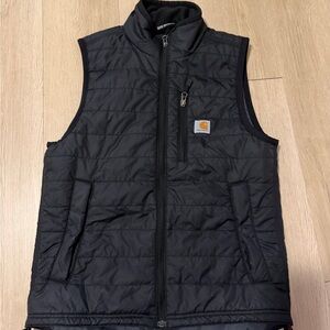 Carhartt Black Gilliam Rain Defender Quilted Vest - Relaxed Fit